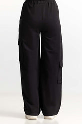 Black Basic Trouser WM-TRKN-SS24-008
